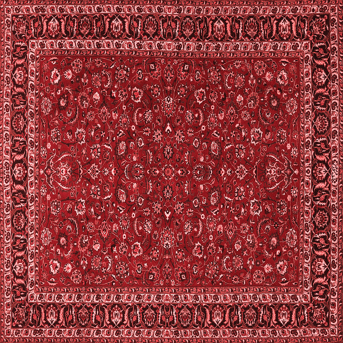 Machine Washable Persian Red Traditional Rug, wshtr1062red