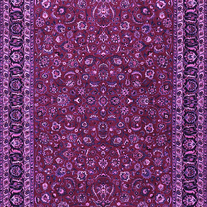 Machine Washable Persian Purple Traditional Area Rugs, wshtr1062pur