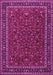 Machine Washable Persian Pink Traditional Rug, wshtr1062pnk