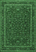 Persian Emerald Green Traditional Rug, tr1062emgrn