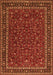 Persian Orange Traditional Rug, tr1062org