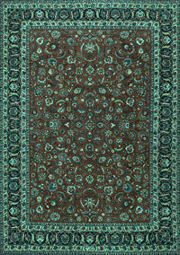 Persian Turquoise Traditional Rug, tr1062turq