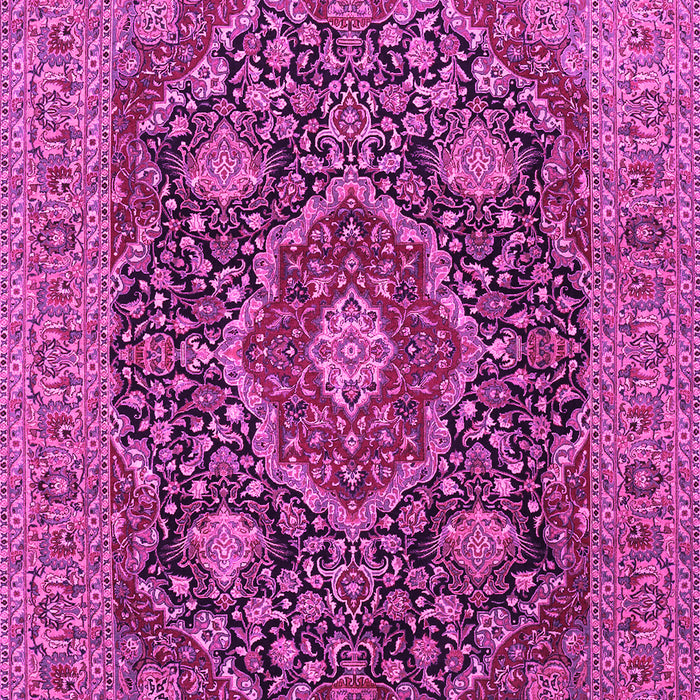 Medallion Pink Traditional Rug, tr1063pnk