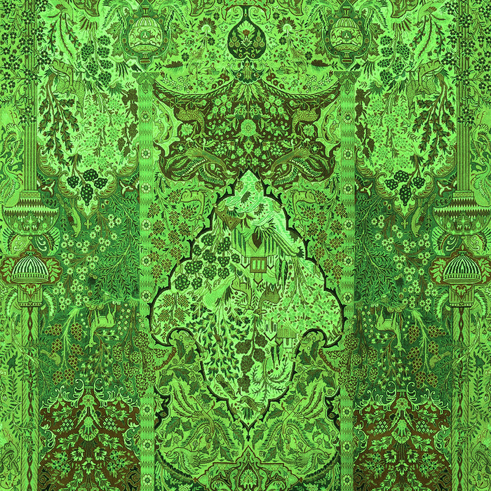 Persian Green Traditional Rug, tr1064grn