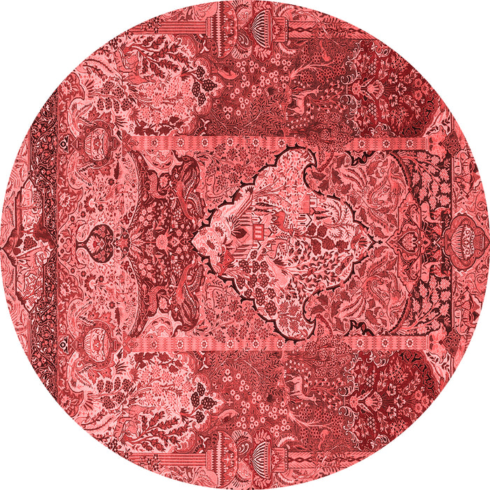 Machine Washable Persian Red Traditional Rug, wshtr1064red