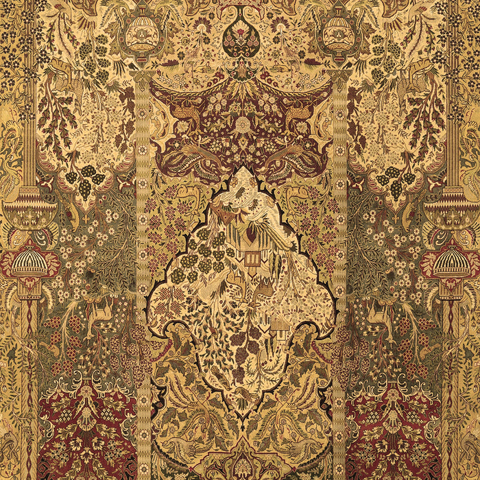 Persian Brown Traditional Rug, tr1064brn