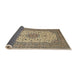 Sideview of Traditional Reddish Brown Medallion Rug, tr1065