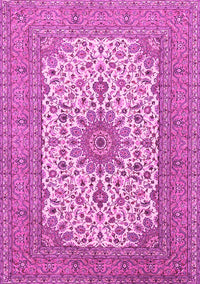 Medallion Pink Traditional Rug, tr1065pnk