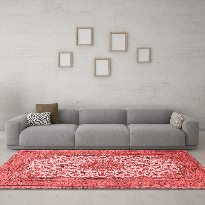 Traditional Red Washable Rugs