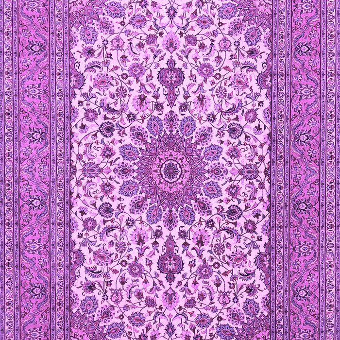 Medallion Purple Traditional Rug, tr1065pur