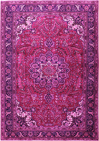 Medallion Pink Traditional Rug, tr1066pnk