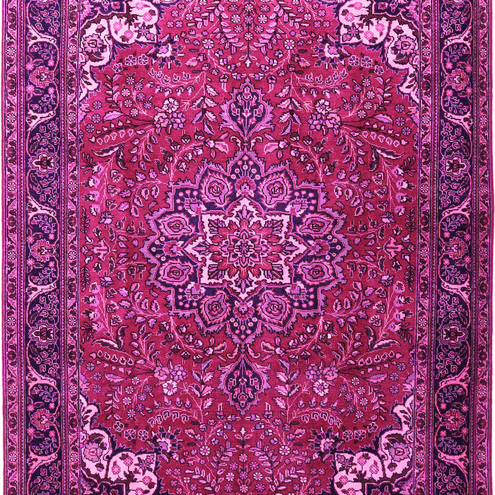 Medallion Pink Traditional Rug, tr1066pnk