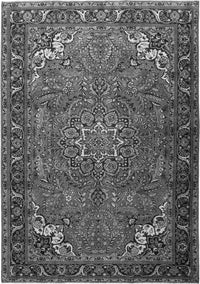 Medallion Gray Traditional Rug, tr1066gry