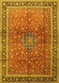 Persian Yellow Traditional Rug, tr1067yw