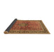 Sideview of Persian Brown Traditional Rug, tr1067brn