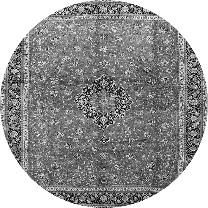 Square Persian Gray Traditional Rug, tr1067gry