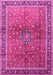 Machine Washable Persian Pink Traditional Rug, wshtr1067pnk