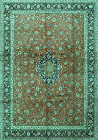 Persian Turquoise Traditional Rug, tr1067turq