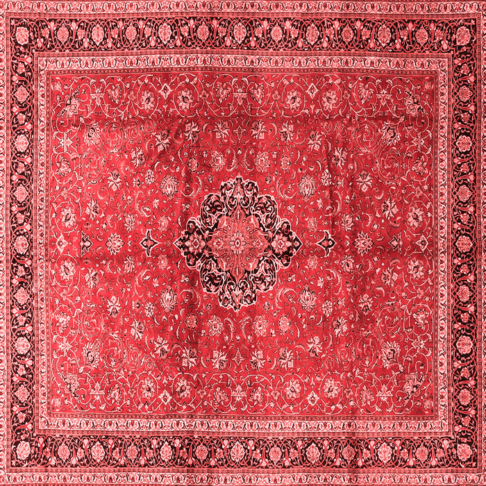 Machine Washable Persian Red Traditional Rug, wshtr1067red