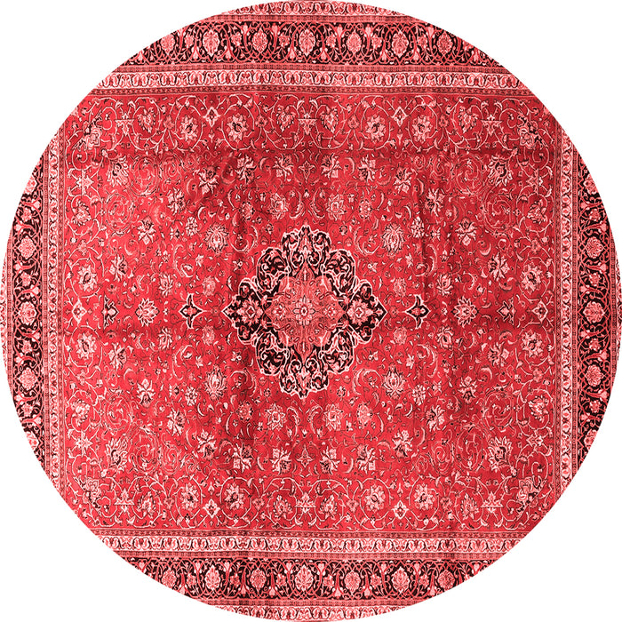 Machine Washable Persian Red Traditional Rug, wshtr1067red