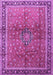 Machine Washable Persian Purple Traditional Area Rugs, wshtr1067pur