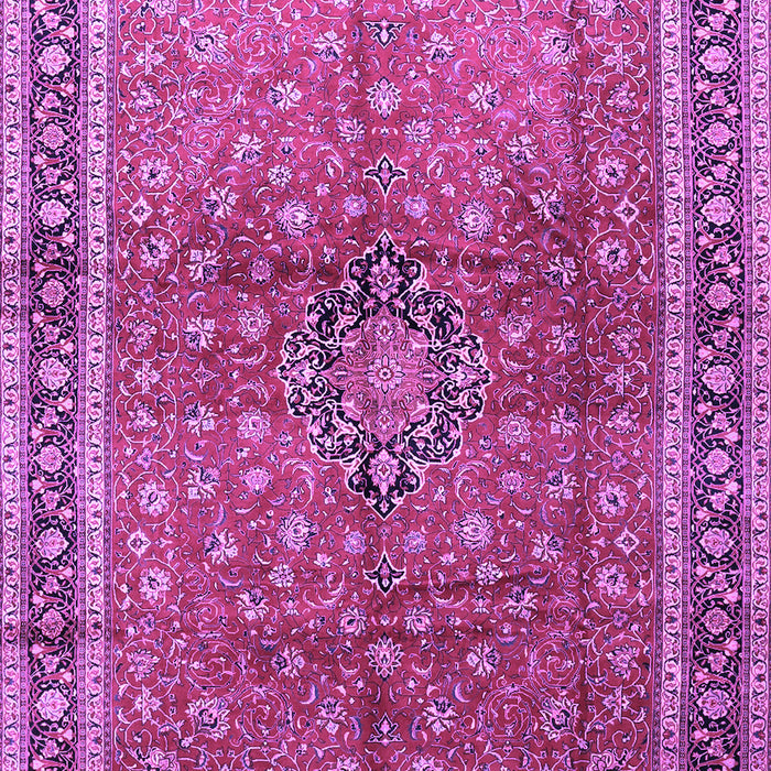 Machine Washable Persian Purple Traditional Area Rugs, wshtr1067pur