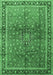 Persian Emerald Green Traditional Rug, tr1067emgrn