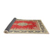 Sideview of Traditional Brown Medallion Rug, tr1068