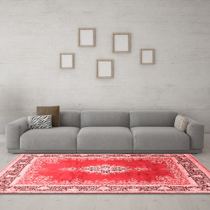 Traditional Red Washable Rugs