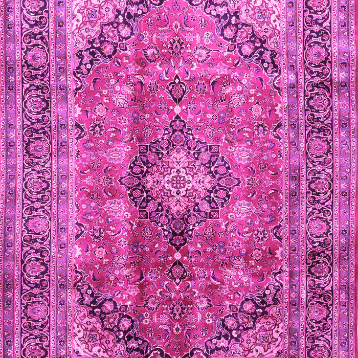 Medallion Pink Traditional Rug, tr1069pnk