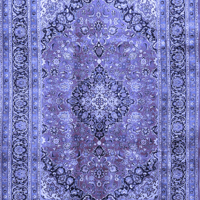 Medallion Blue Traditional Rug, tr1069blu