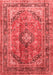 Medallion Red Traditional Area Rugs