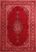 Medallion Red Traditional Area Rugs