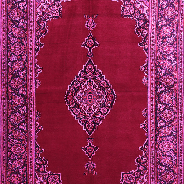 Medallion Pink Traditional Rug, tr106pnk