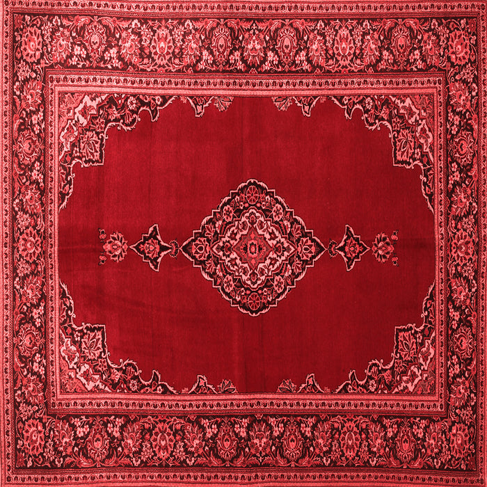 Medallion Red Traditional Rug, tr106red