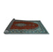 Sideview of Medallion Light Blue Traditional Rug, tr106lblu