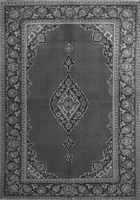 Medallion Gray Traditional Rug, tr106gry