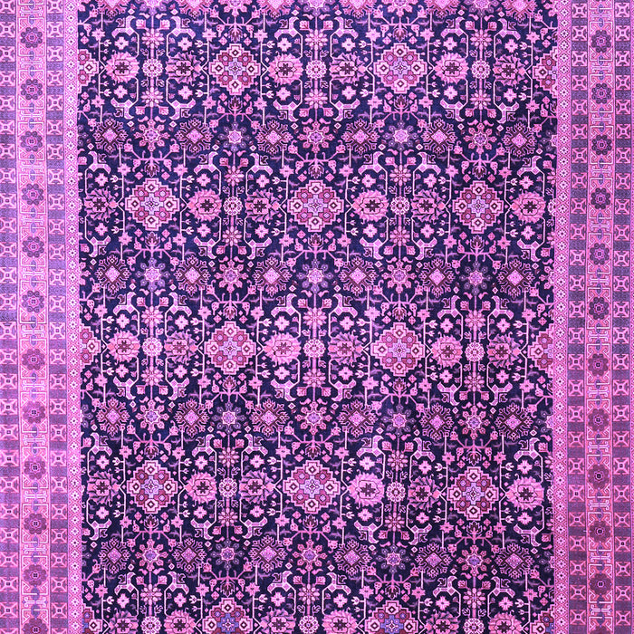 Machine Washable Persian Purple Traditional Area Rugs, wshtr1070pur
