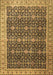 Persian Brown Traditional Rug, tr1070brn