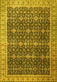 Persian Yellow Traditional Rug, tr1070yw