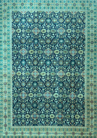 Persian Light Blue Traditional Rug, tr1070lblu