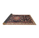 Sideview of Traditional Red Animal Rug, tr1071