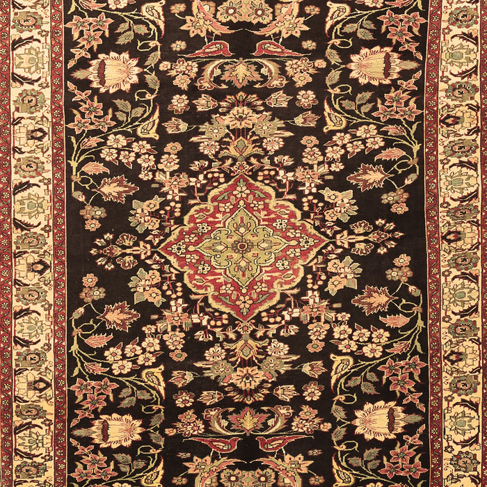 Machine Washable Animal Brown Traditional Rug, wshtr1071brn