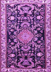 Animal Purple Traditional Rug, tr1071pur