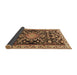 Sideview of Animal Brown Traditional Rug, tr1071brn