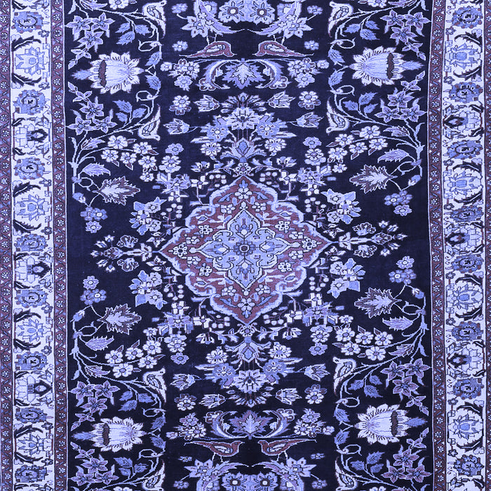 Machine Washable Animal Blue Traditional Rug, wshtr1071blu