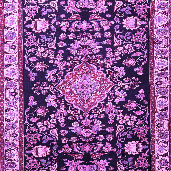 Machine Washable Animal Purple Traditional Area Rugs, wshtr1071pur