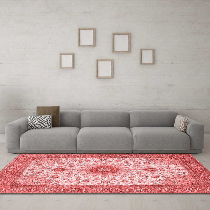 Traditional Red Washable Rugs