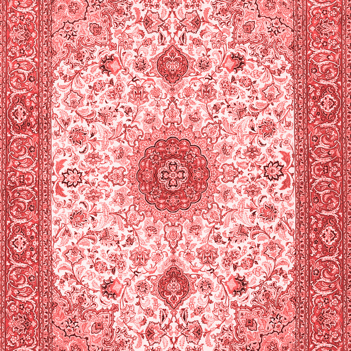 Medallion Red Traditional Area Rugs