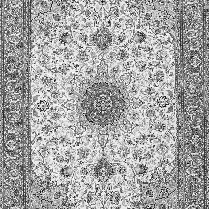 Medallion Gray Traditional Rug, tr1072gry